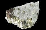 Quartz, Sphalerite & Pyrite Crystal Association - Peru #142651-2